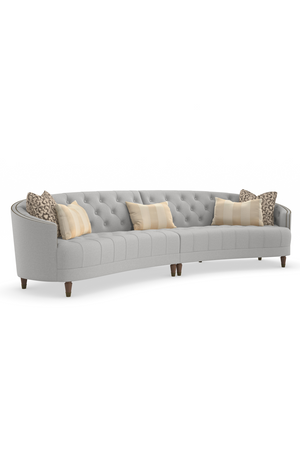   Nail-Trimmed Tufted Sofa | Oroa.com