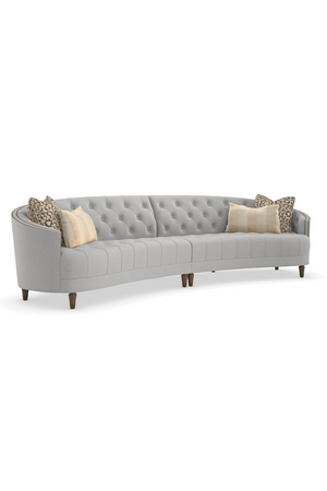   Nail-Trimmed Tufted Sofa | Oroa.com