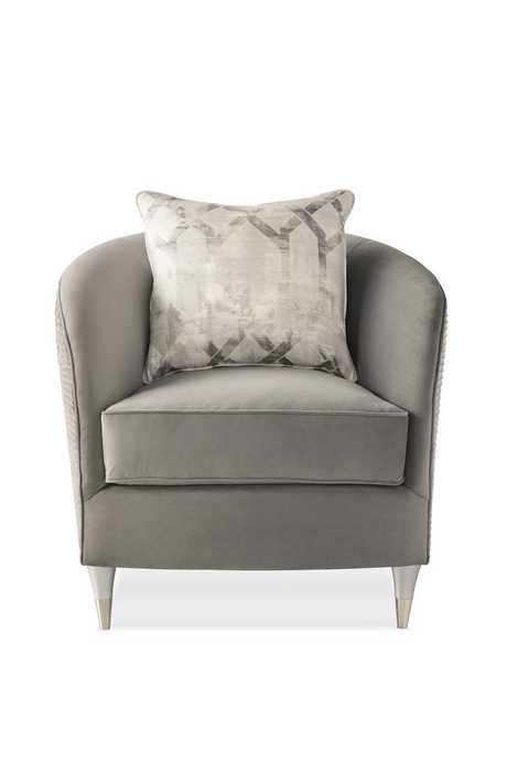   Gray Barrel Lounge Chair | Oroa.com