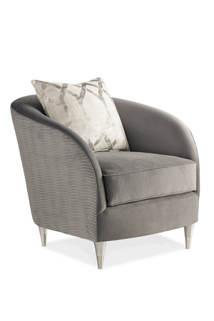   Gray Barrel Lounge Chair | Oroa.com