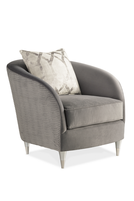   Gray Barrel Lounge Chair | Oroa.com