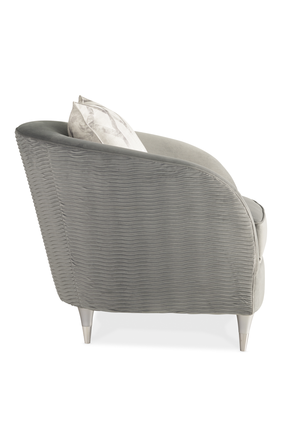   Gray Barrel Lounge Chair | Oroa.com