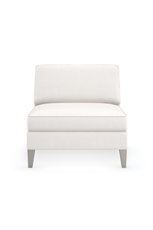   Cream Modern Loveseat | Oroa.com