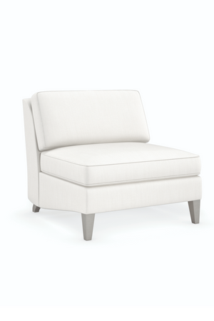  Cream Modern Loveseat | Oroa.com