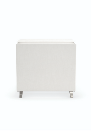   Cream Modern Loveseat | Oroa.com