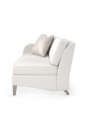   Cream Modern Loveseat | Oroa.com