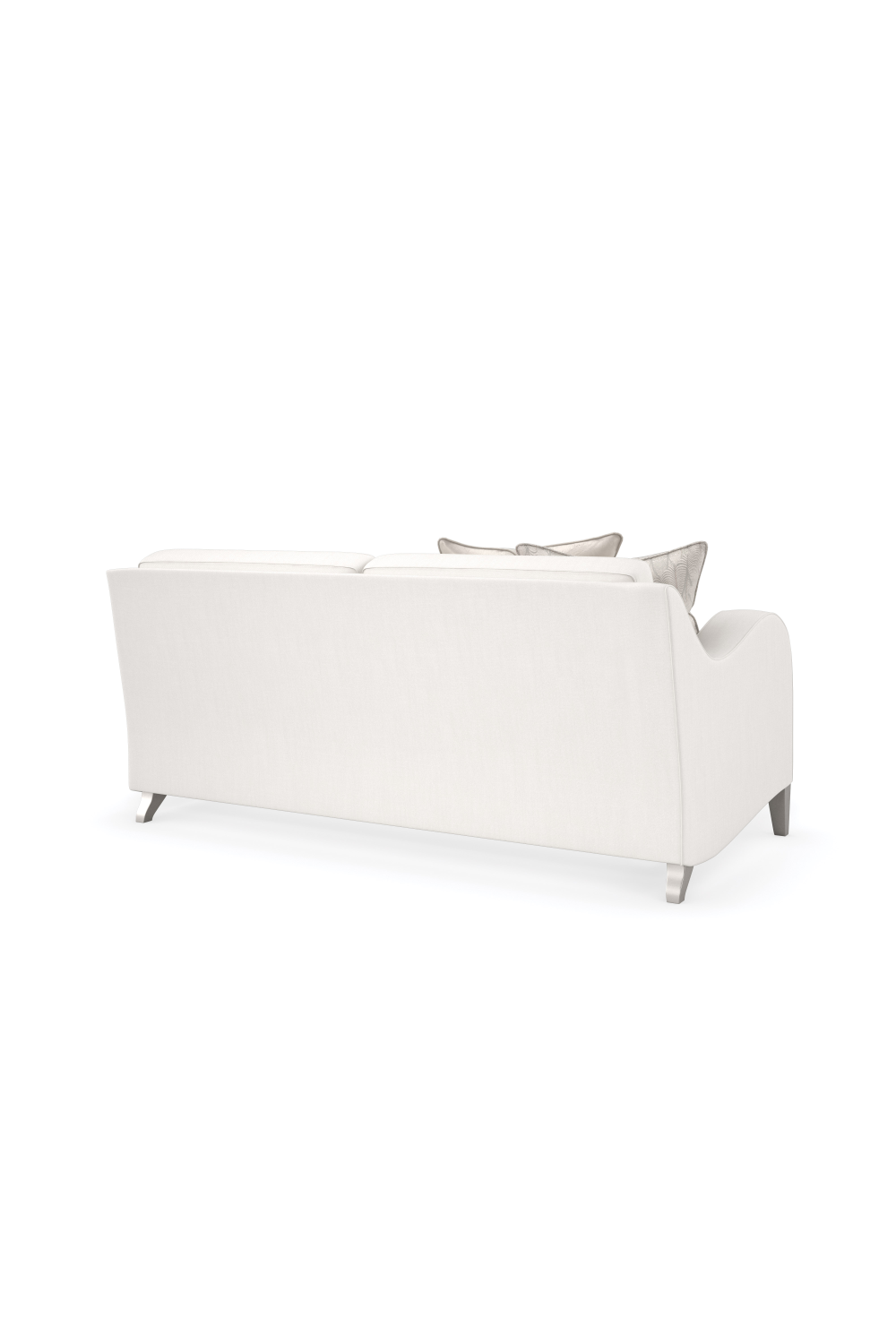   Cream Modern Loveseat | Oroa.com