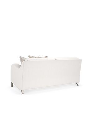   Cream Modern Loveseat | Oroa.com