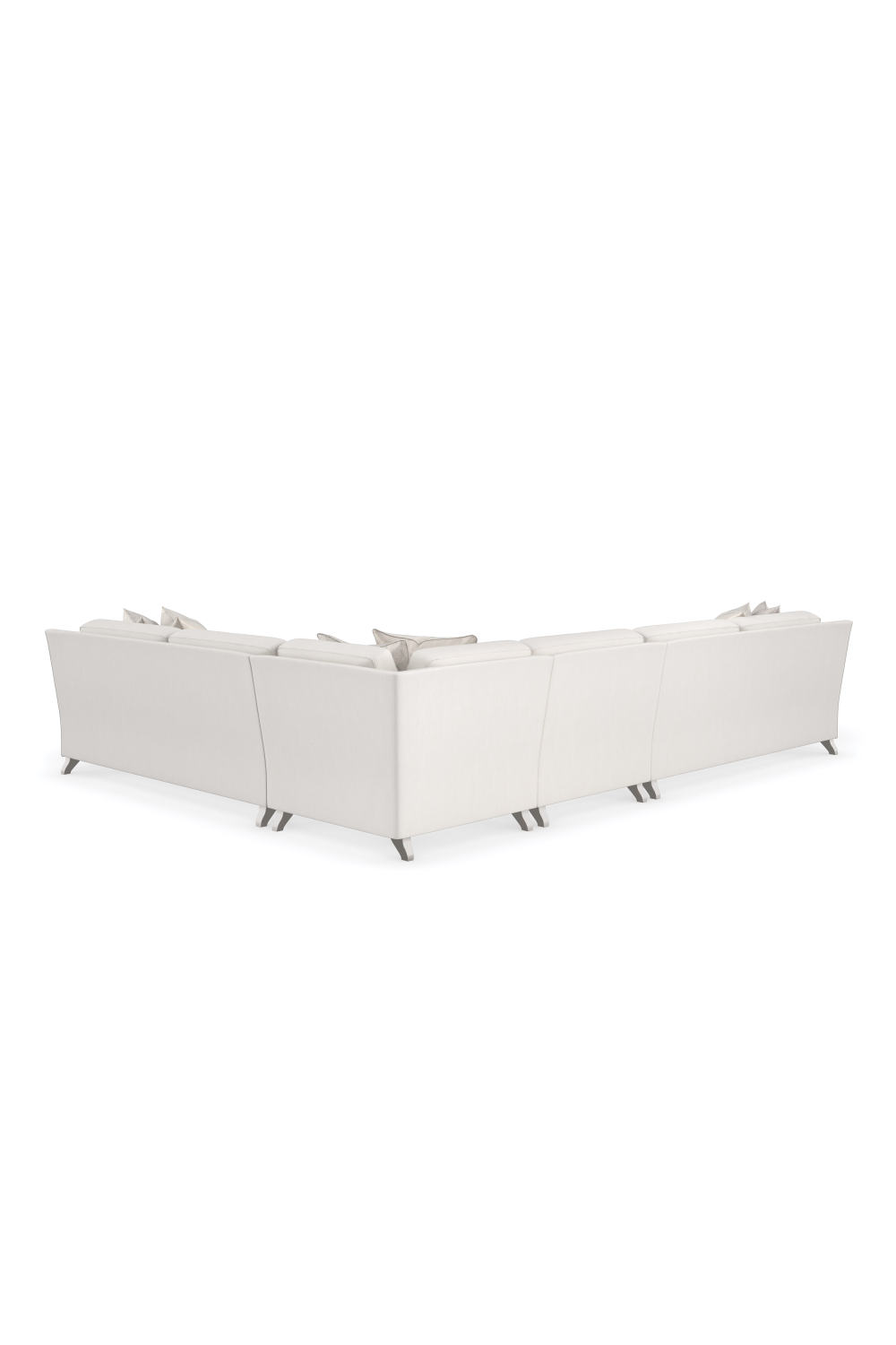   Cream Modern Loveseat | Oroa.com