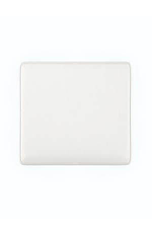   Cream Cushioned Ottoman | Oroa.com