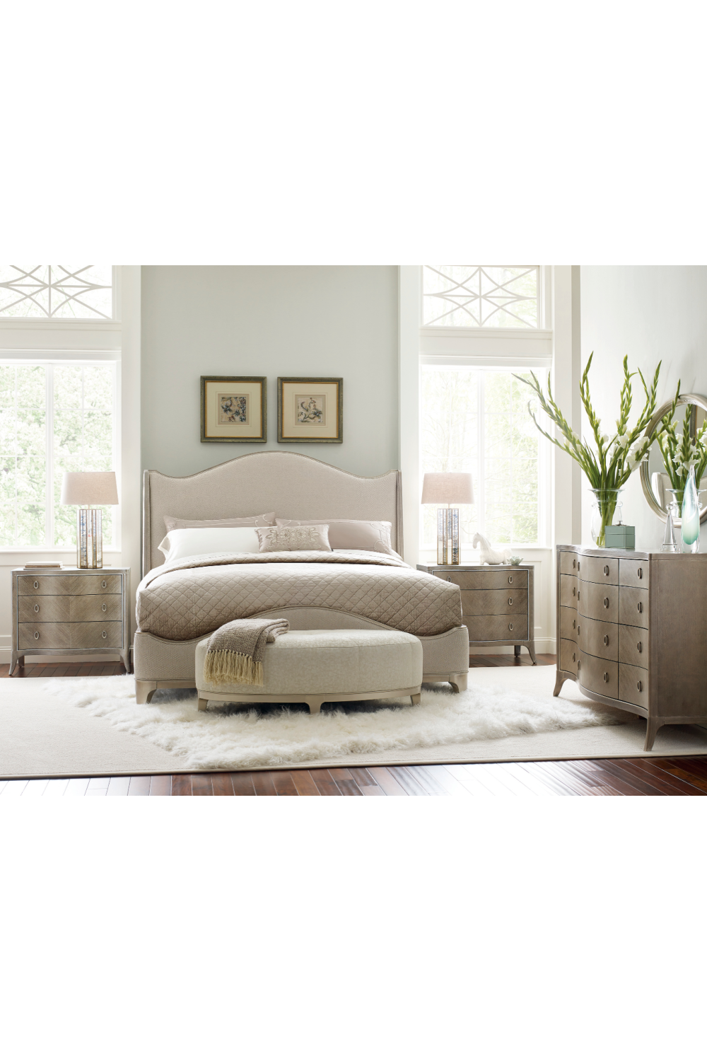   Chevron Ash Nightstand | Oroa.com
