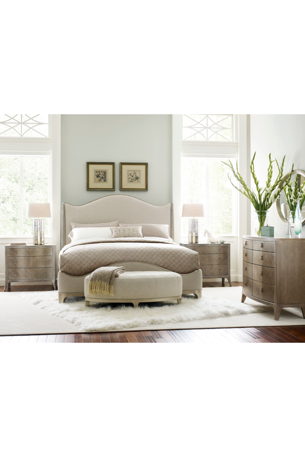   Chevron Ash Nightstand | Oroa.com