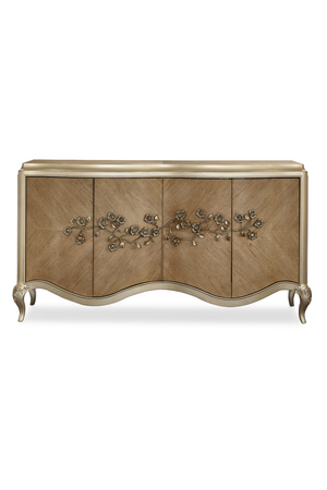   Carved Floral Buffet | Oroa.com
