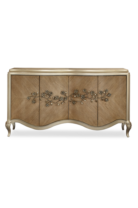   Carved Floral Buffet | Oroa.com