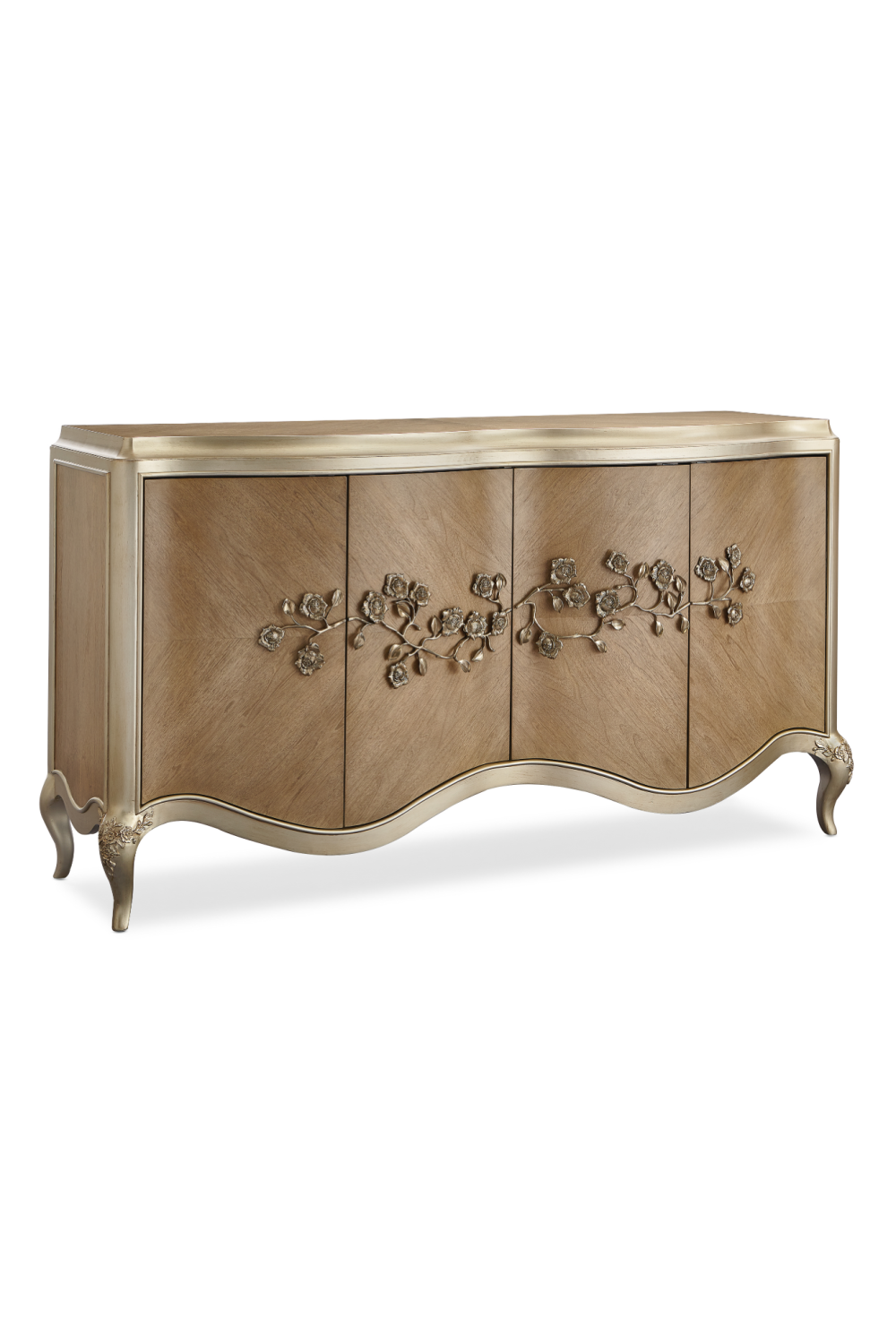   Carved Floral Buffet | Oroa.com
