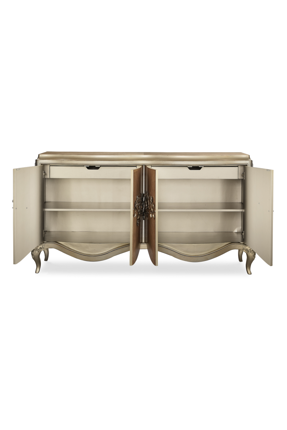   Carved Floral Buffet | Oroa.com