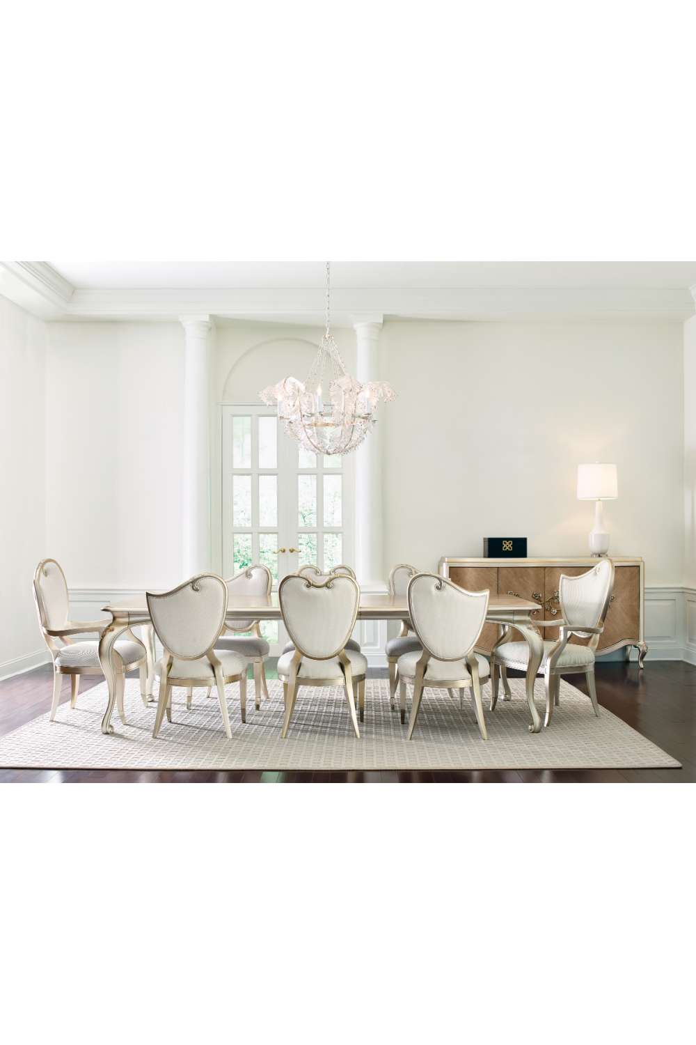   Carved Floral Buffet | Oroa.com