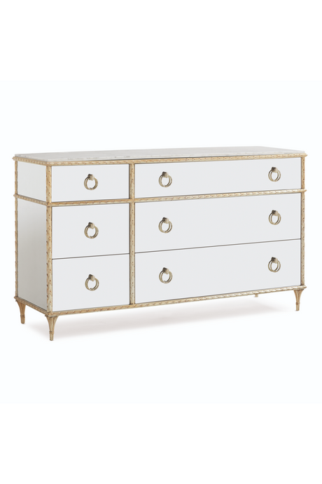   Vintage Style White Dresser | Oroa.com