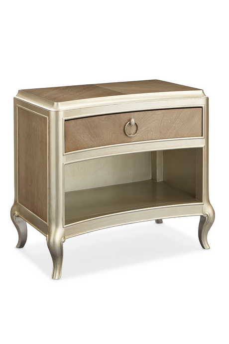   Mid-Century Modern Hardwood Nightstand | Oroa.com