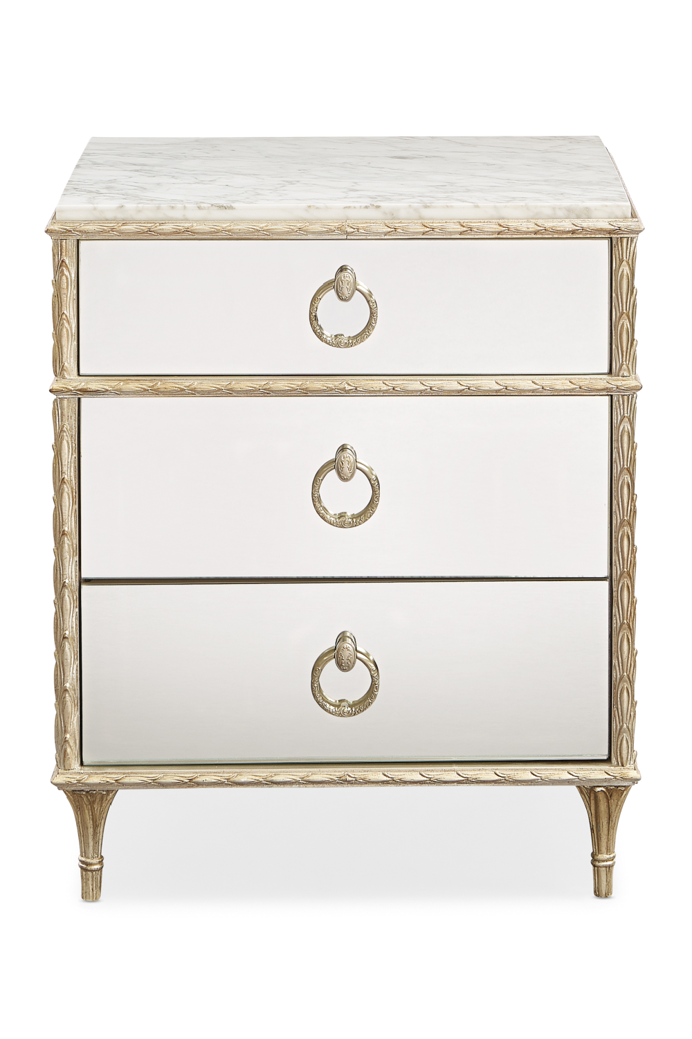   Mirrored Vintage Style Nightstand | Oroa.com