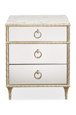   Mirrored Vintage Style Nightstand | Oroa.com