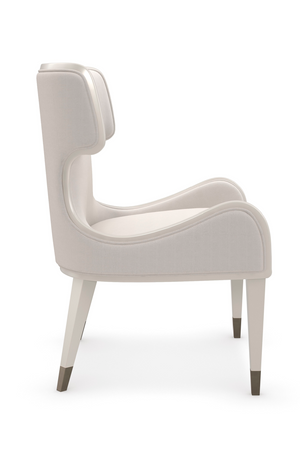   Sculptural White Modern Armchair | Oroa.com