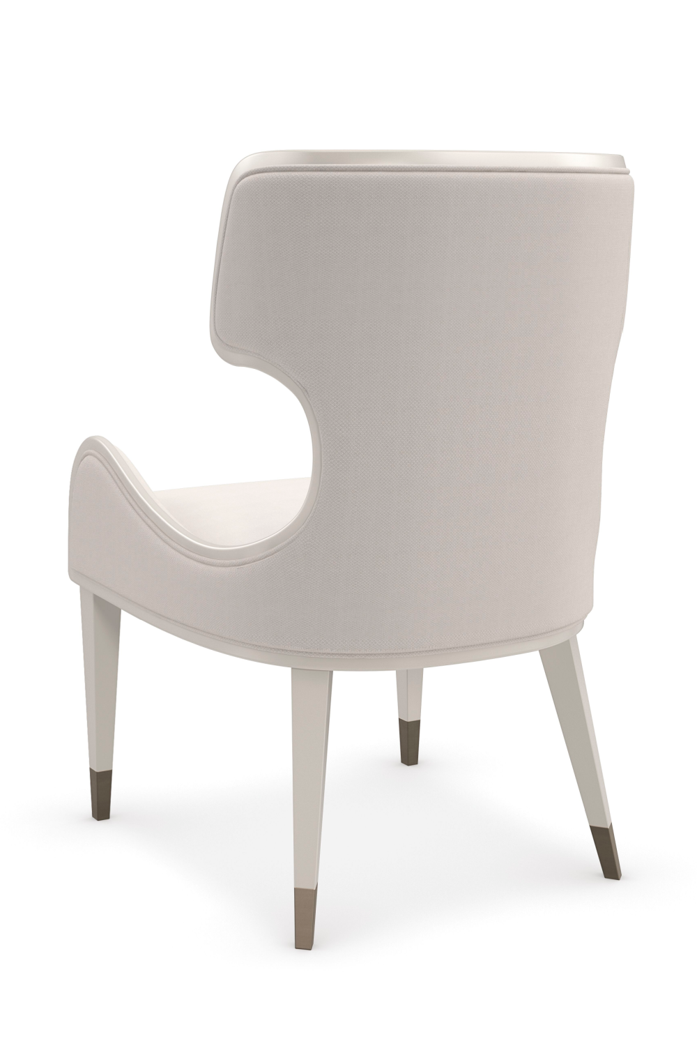   Sculptural White Modern Armchair | Oroa.com