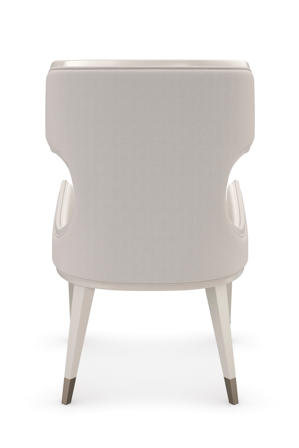   Sculptural White Modern Armchair | Oroa.com