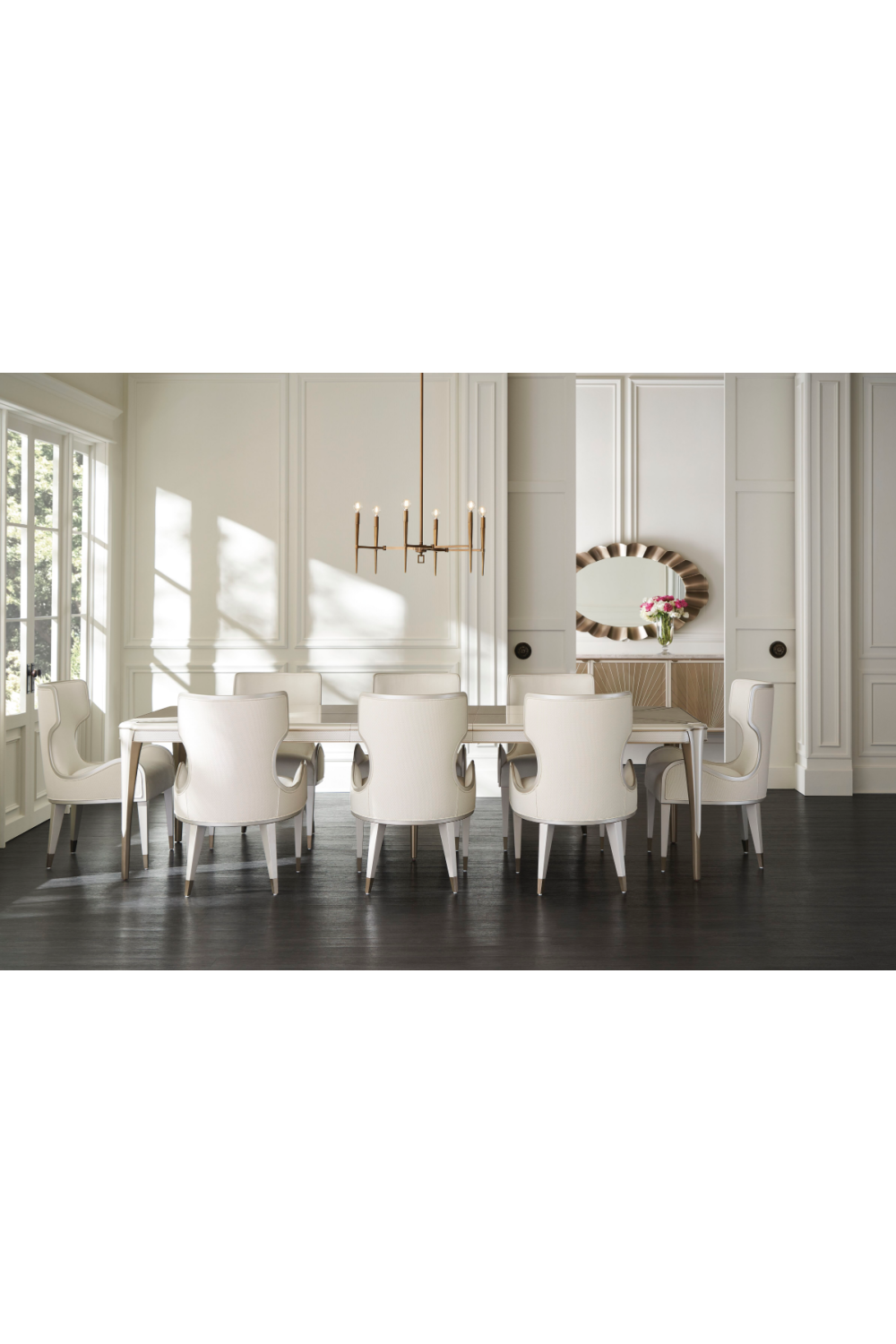   Sculptural White Modern Armchair | Oroa.com