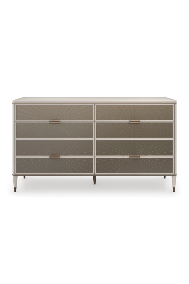 Radial Patterned Glass Dresser | Caracole Valentina | Oroa.com