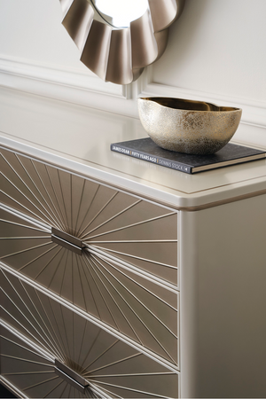   Radial Patterned Glass Dresser | Oroa.com