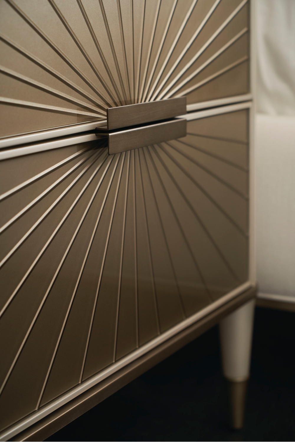   Mirrored Front Nightstand | Oroa.com