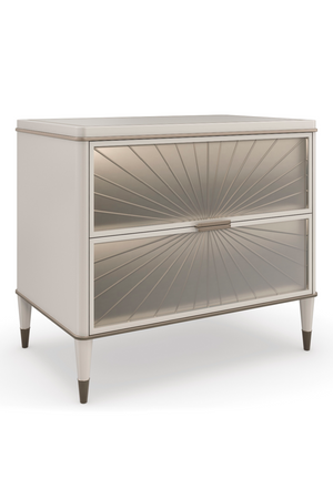   Mirrored Front Nightstand | Oroa.com