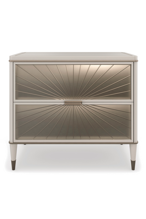   Mirrored Front Nightstand | Oroa.com