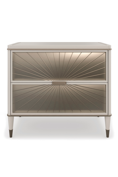   Mirrored Front Nightstand | Oroa.com