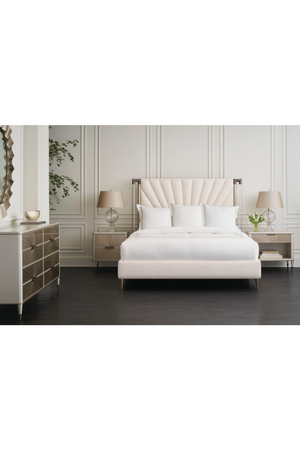   Mirrored Front Nightstand | Oroa.com