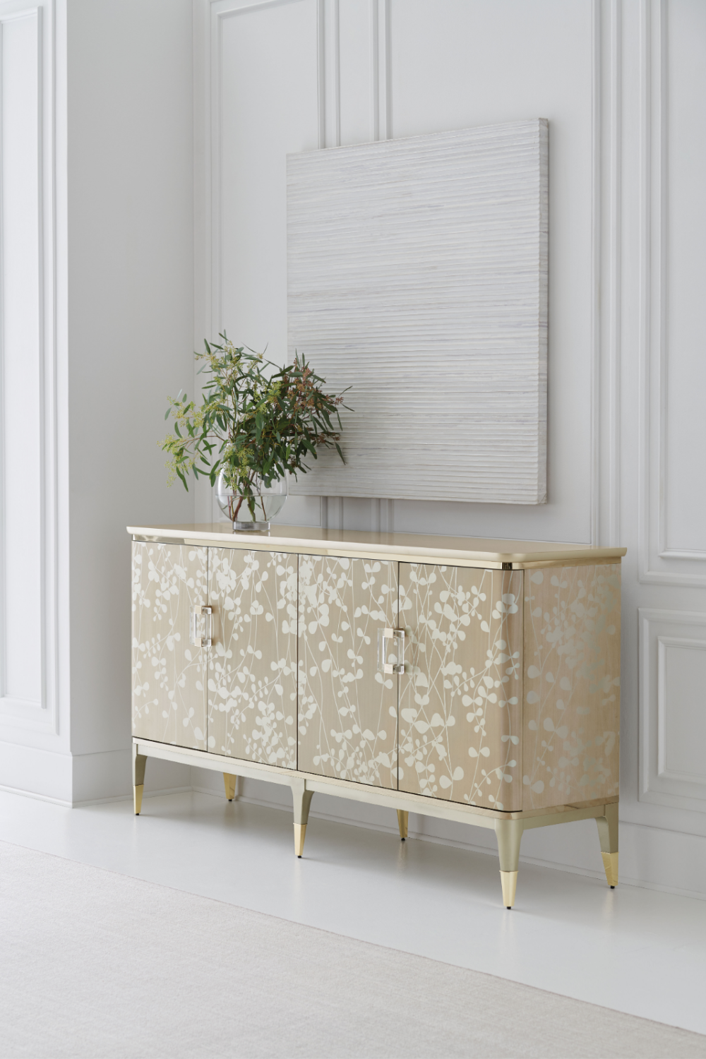   Gold Wooden Sideboard | Oroa.com