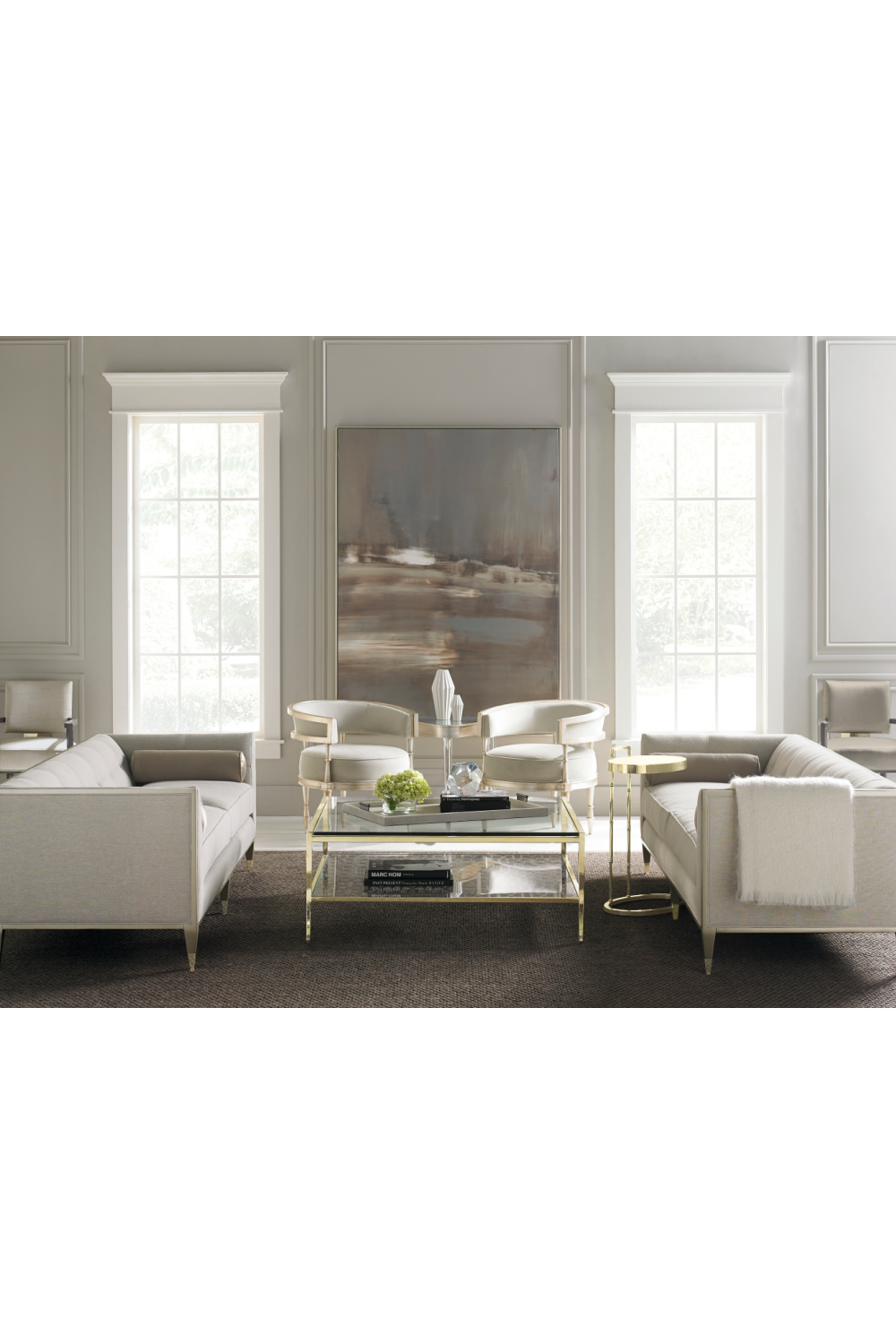   Neutral Sateen Dining Chair | Oroa.com