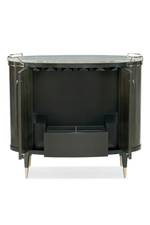   Oval Modern Bar Cabinet | Oroa.com