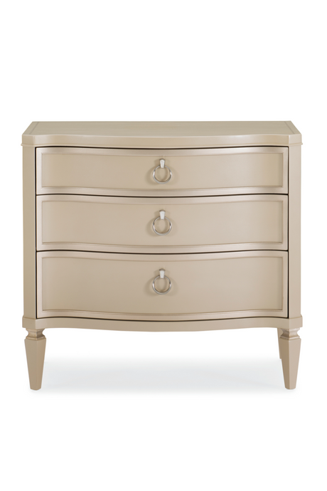   Beige Modern Classic Nightstand | Oroa.com
