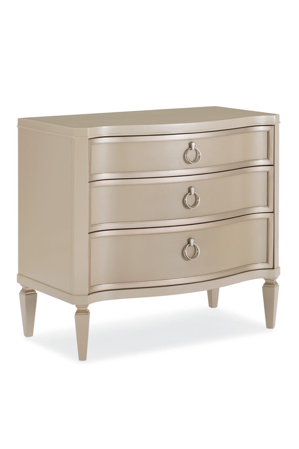   Beige Modern Classic Nightstand | Oroa.com