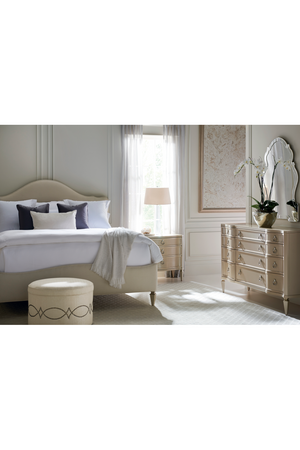   Beige Modern Classic Nightstand | Oroa.com