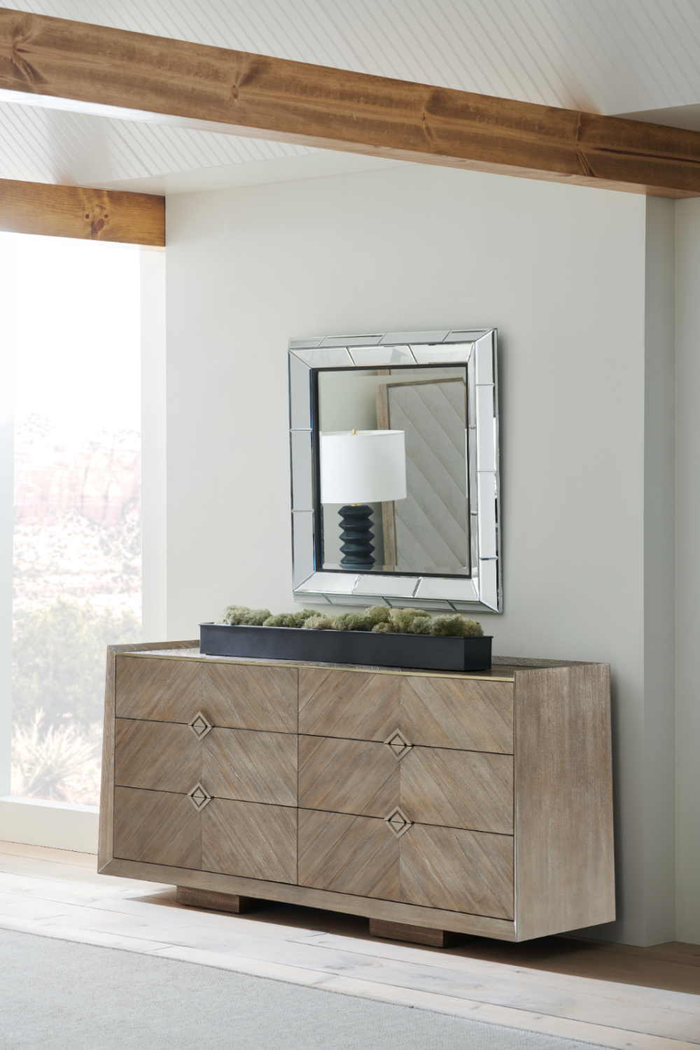   Ash Chevron Dresser | Oroa.com