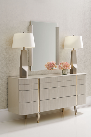   Matte Pearl Modern Dresser | Oroa.com