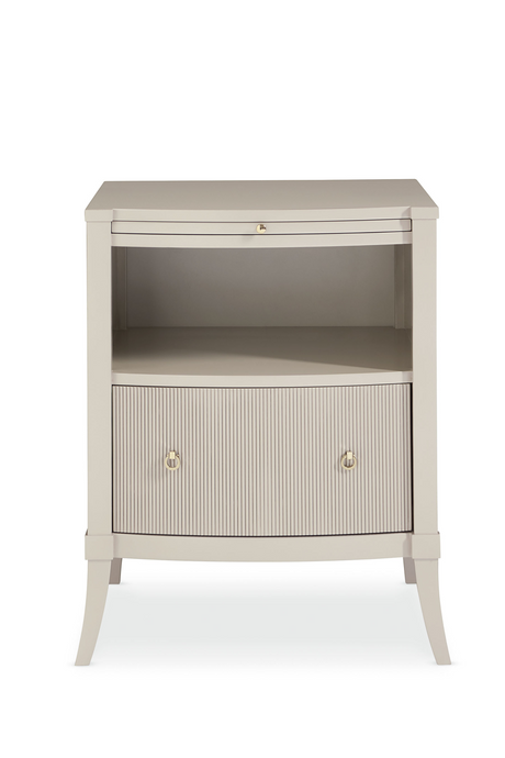   Modern Classic Cream Nightstand | Oroa.com