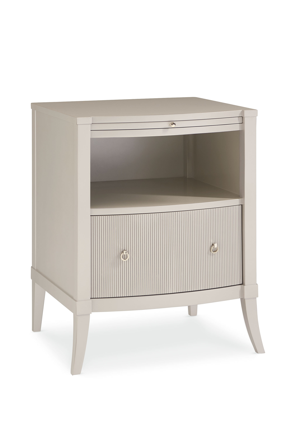   Modern Classic Cream Nightstand | Oroa.com