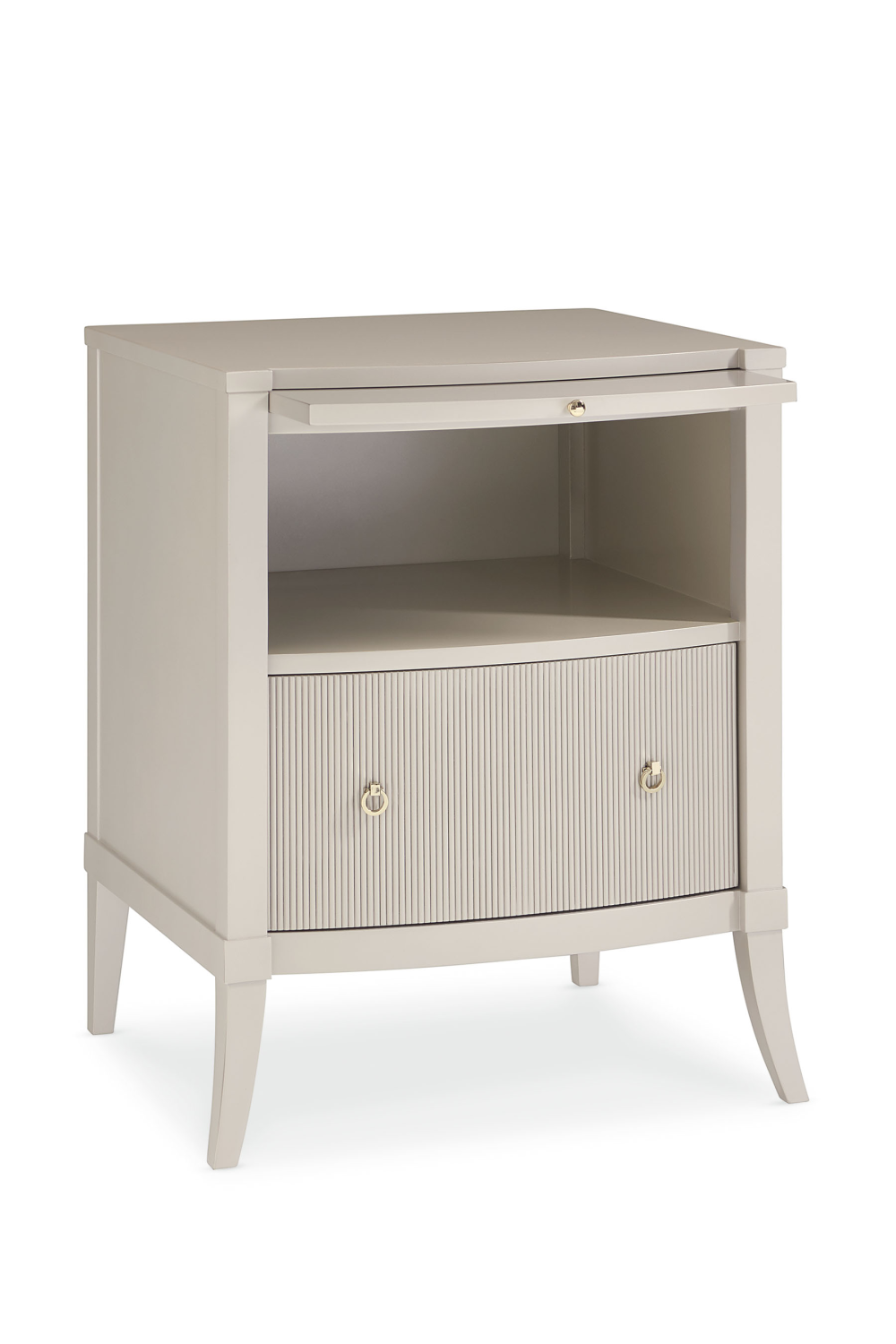   Modern Classic Cream Nightstand | Oroa.com