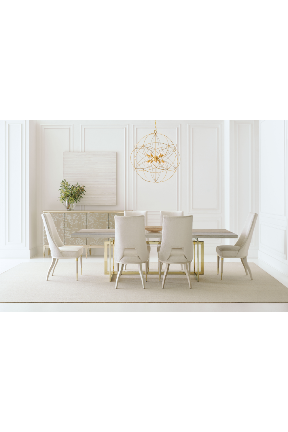   Ivory Modern Dining Chair | Oroa.com
