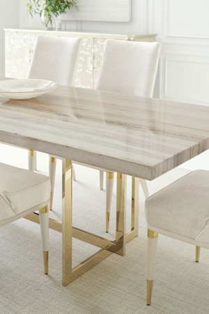   Ivory Modern Dining Chair | Oroa.com