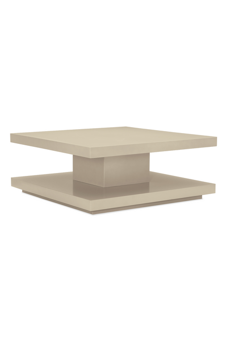   Beige Geometrical Coffee Table | Oroa.com